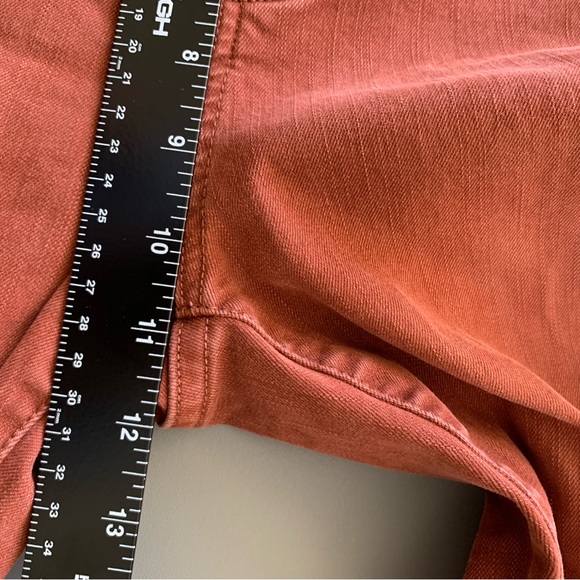 Soft Surroundings Womens Medium Rust Denim Elastic Waist pull On - Picture 5 of 7